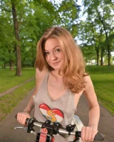 Club Sweethearts - 28-merry-pie-cam-girl-riding-her-bike-without-panties-0028