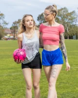 Girls Out West - 13-aimee-jay-eliza-cumming-locker-room-0013