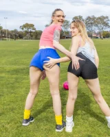 Girls Out West - 24-aimee-jay-eliza-cumming-locker-room-0024